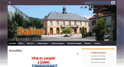 Desktop Screenshot of mairie-saales.fr